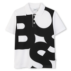 Poloshirt aus Baumwolle, WEISS, hi-res