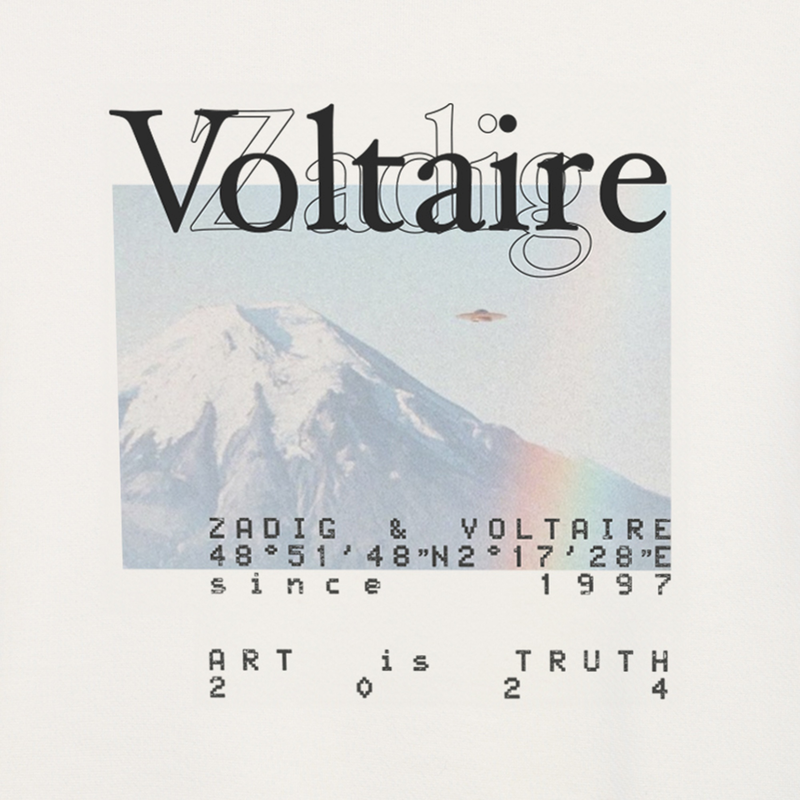 Sweatshirt aus Molton ZADIG & VOLTAIRE 
                        M&Auml;DCHEN