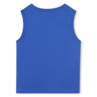 Baumwoll-Tanktop mit Logo KENZO KIDS 
                    JUNGE