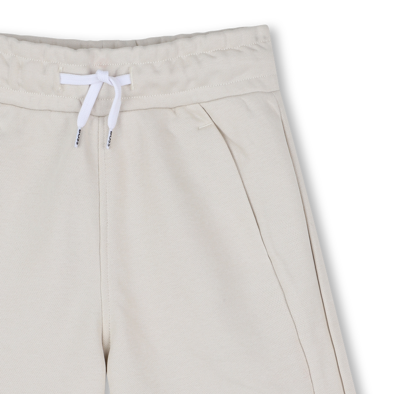 Einfarbige Molton-Bermudas BOSS 
                        JUNGE