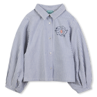 Gestreifte Bluse aus Baumwolle KENZO KIDS 
                    M&Auml;DCHEN