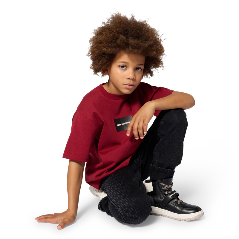 T-Shirt mit kurzen &Auml;rmeln KARL LAGERFELD KIDS 
                        JUNGE