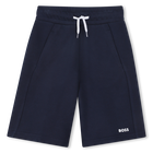 Einfarbige Molton-Bermudas BOSS 
                    JUNGE