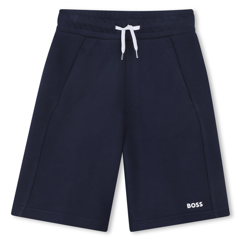 Einfarbige Molton-Bermudas BOSS 
                        JUNGE