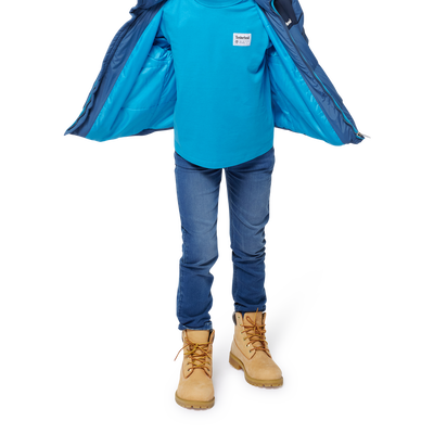 Unifarbenes T-Shirt mit Logo TIMBERLAND JUNGE