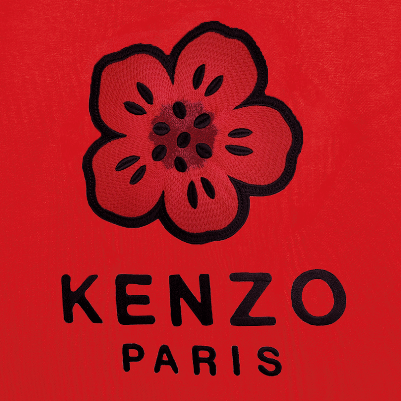 Kleid aus nicht geb&uuml;rstetem Fleece KENZO KIDS 
                        M&Auml;DCHEN