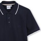 Gerades Baumwoll-Poloshirt BOSS 
                    JUNGE