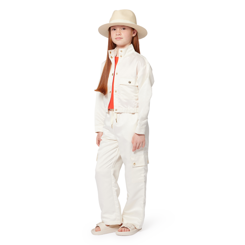 Kurzes Baumwoll-T-Shirt MICHAEL KORS 
                        M&Auml;DCHEN