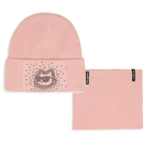 M&uuml;tze und Schal-Set KARL LAGERFELD KIDS 
                    M&Auml;DCHEN