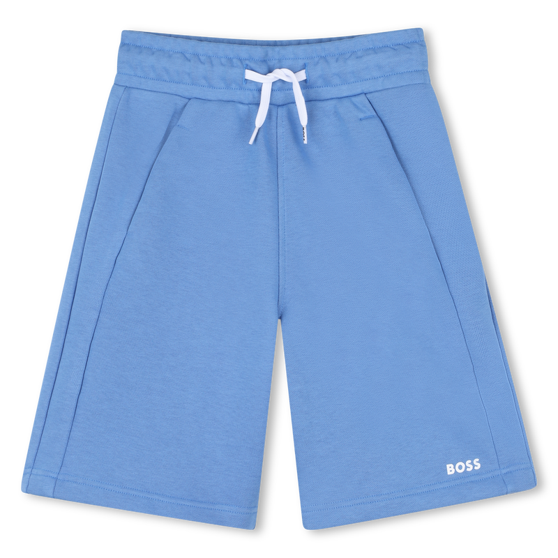 Einfarbige Molton-Bermudas BOSS 
                        JUNGE