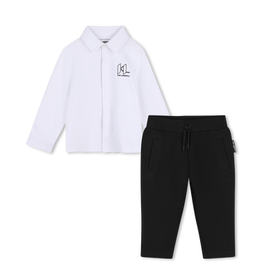 Hemd und Hose Set KARL LAGERFELD KIDS JUNGE