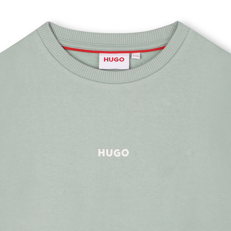 Sweatshirt mit Rundhalsausschnitt HUGO 
                        JUNGE