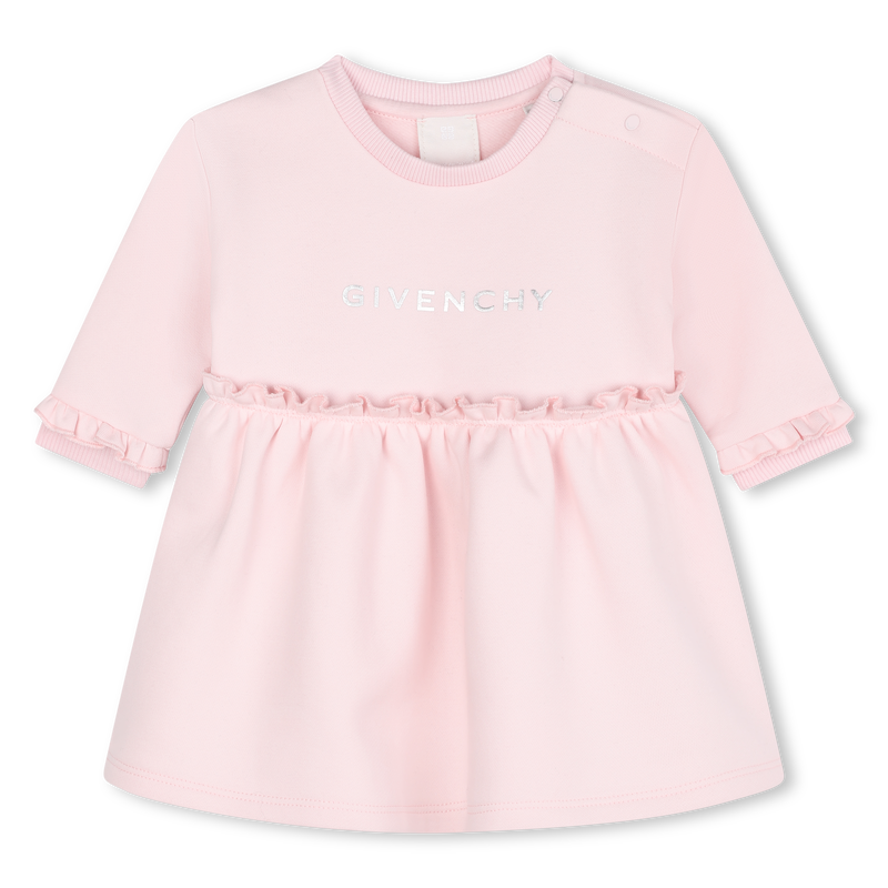 Molton-Kleid mit Volants GIVENCHY 
                        MÄDCHEN