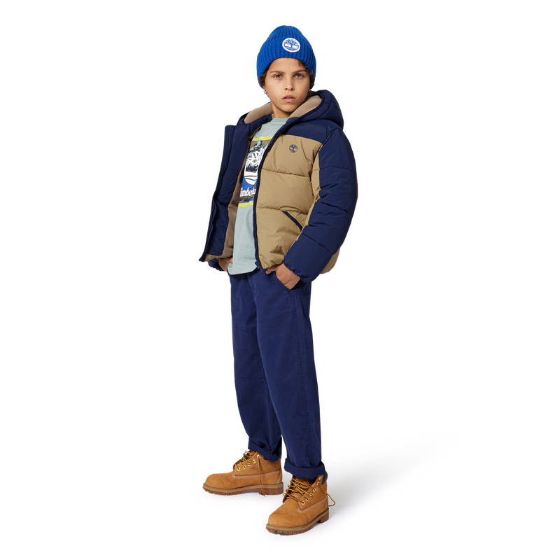 Gestrickte M&uuml;tze mit Logo TIMBERLAND 
                        JUNGE