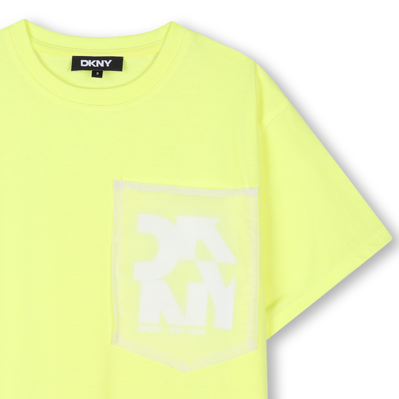 Kurzärmliges T-Shirt-Kleid DKNY 
                        MÄDCHEN