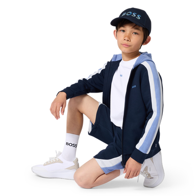 KURZ&Auml;RMELIGES T-SHIRT BOSS JUNGE