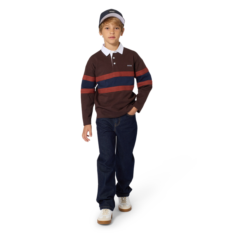 Langarm-Polo BOSS 
                        JUNGE