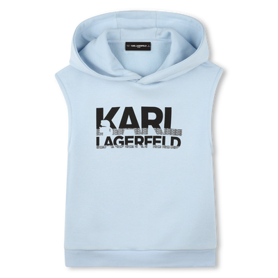 &Auml;rmelloses Kapuzenshirt KARL LAGERFELD KIDS JUNGE