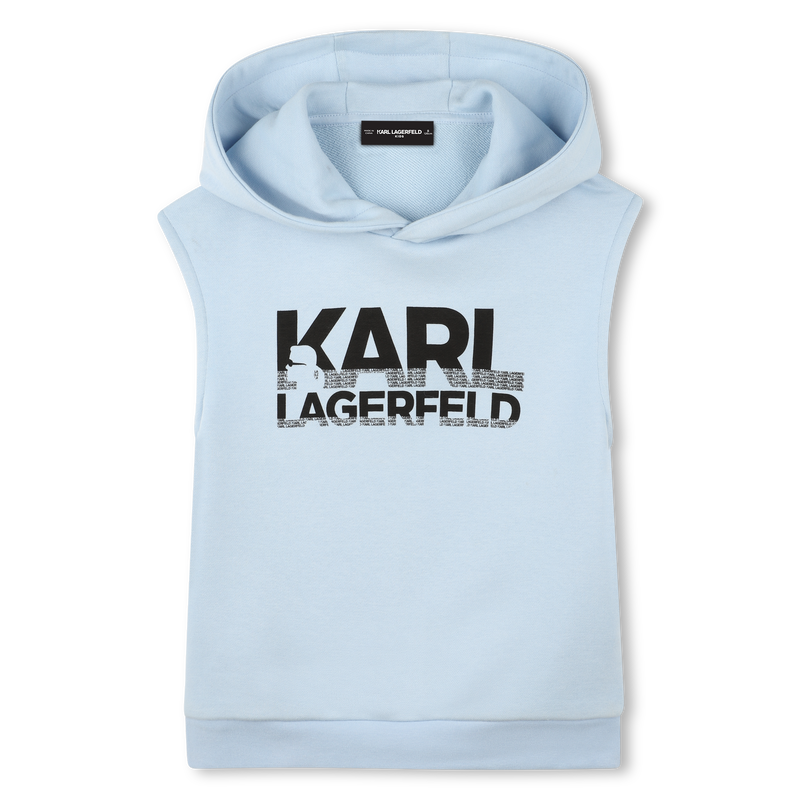 &Auml;rmelloses Kapuzenshirt KARL LAGERFELD KIDS 
                        JUNGE