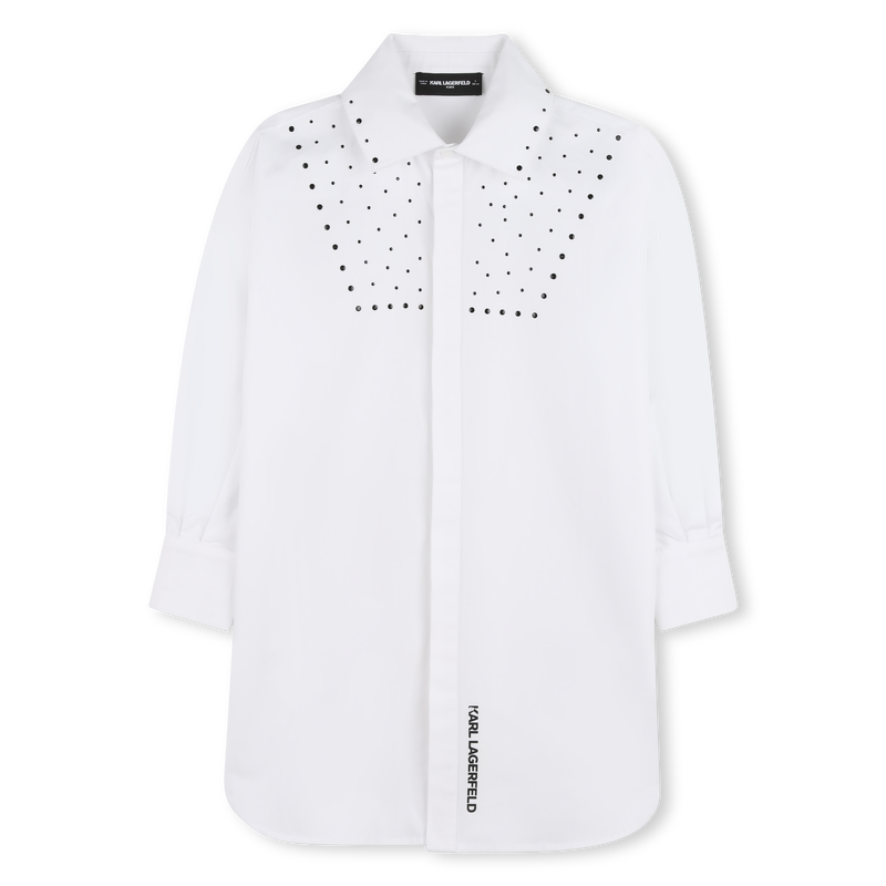 LANG&Auml;RMELIGES HEMDKLEID KARL LAGERFELD KIDS 
                        M&Auml;DCHEN
