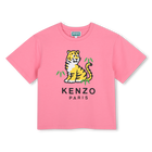 T-Shirt mit kurzen &Auml;rmeln KENZO KIDS 
                    M&Auml;DCHEN