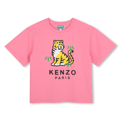 T-Shirt mit kurzen &Auml;rmeln KENZO KIDS M&Auml;DCHEN