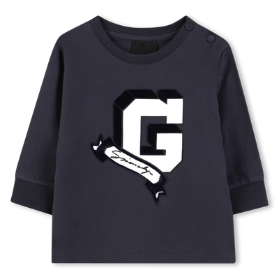 T-Shirt mit Druckknopfverschluss GIVENCHY JUNGE