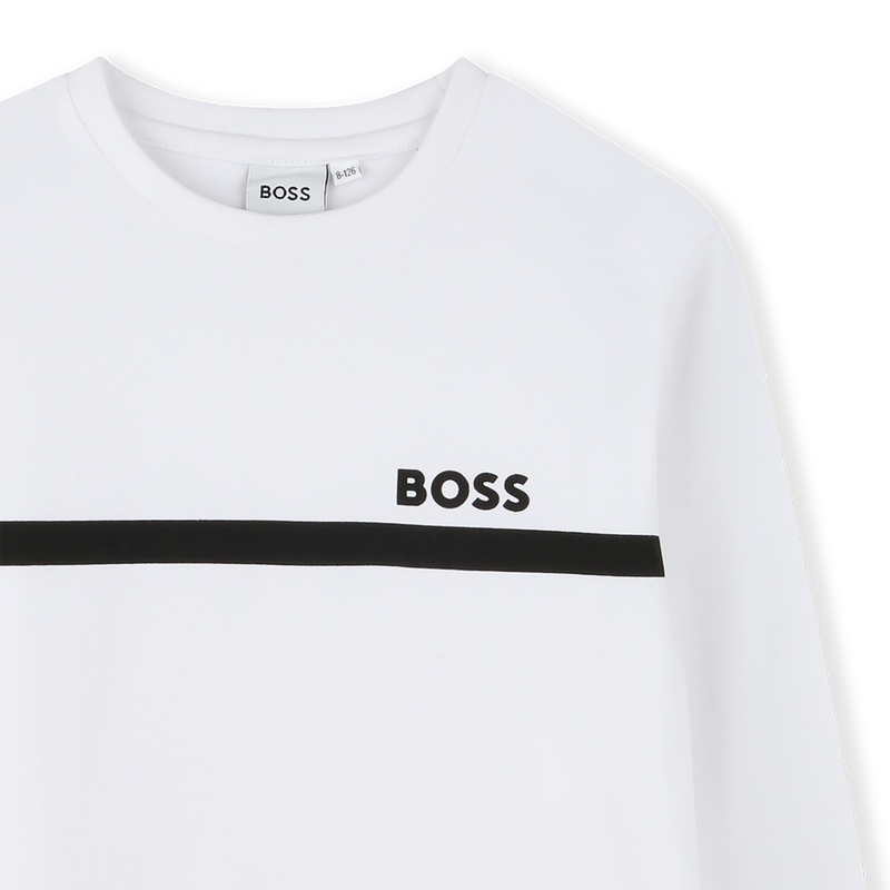 Lang&auml;rmeliges t-shirt BOSS 
                        JUNGE