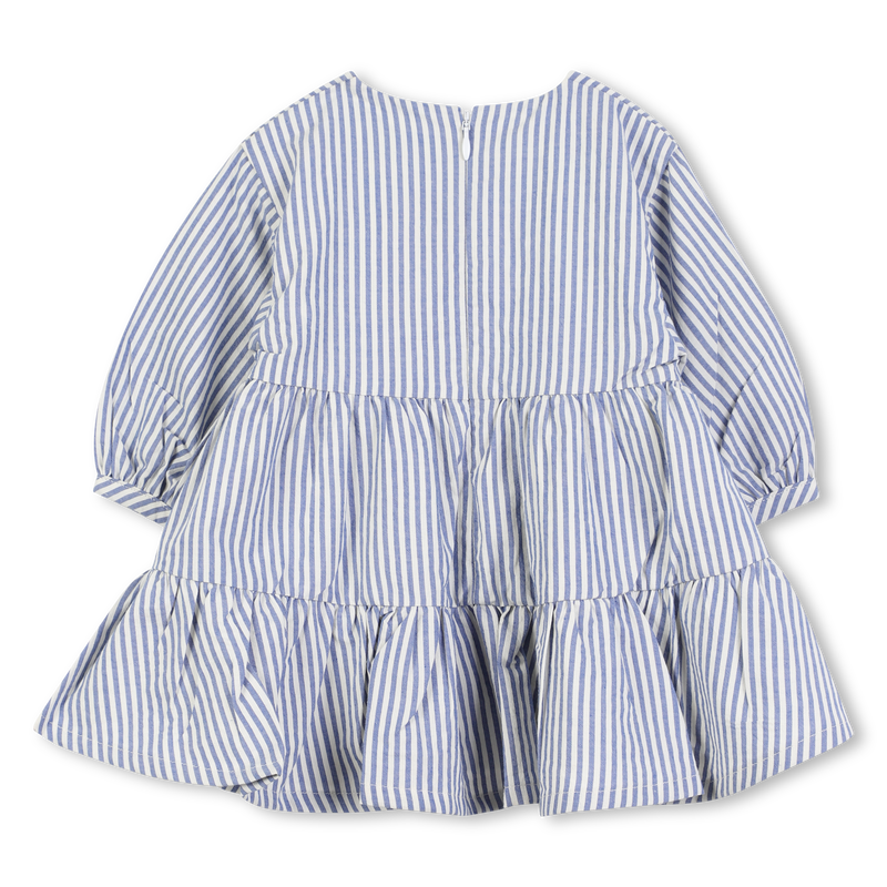 Langes Kleid mit Puffärmeln KENZO KIDS 
                        MÄDCHEN