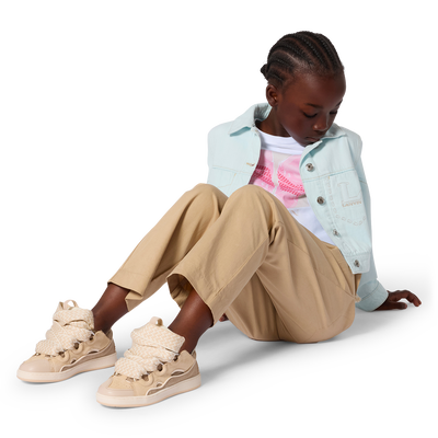 KURZ&Auml;RMELIGES T-SHIRT LANVIN M&Auml;DCHEN