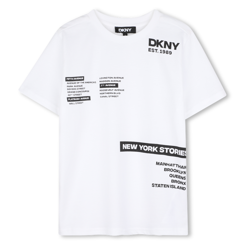 SET AUS T-SHIRT UND BERMUDASHORTS DKNY 
                        JUNGE