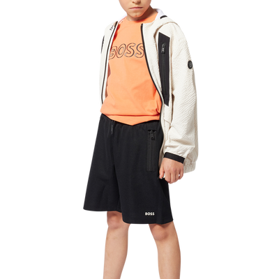Jogging-Bermudas mit Logo BOSS JUNGE