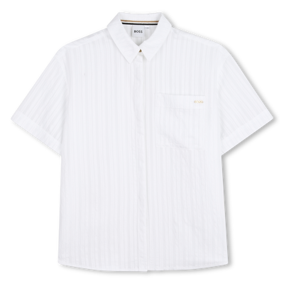 LEICHTES HEMD AUS GEPRÄGTEM STOFF BOSS MÄDCHEN