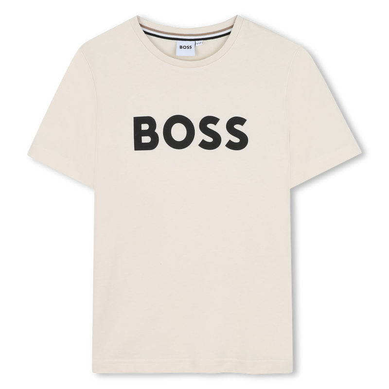 Kurz&auml;rmliges Baumwollshirt BOSS 
                        JUNGE