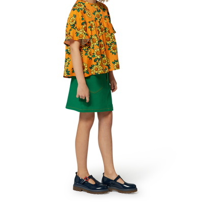Kurzer Trapezrock mit Taschen KENZO KIDS M&Auml;DCHEN