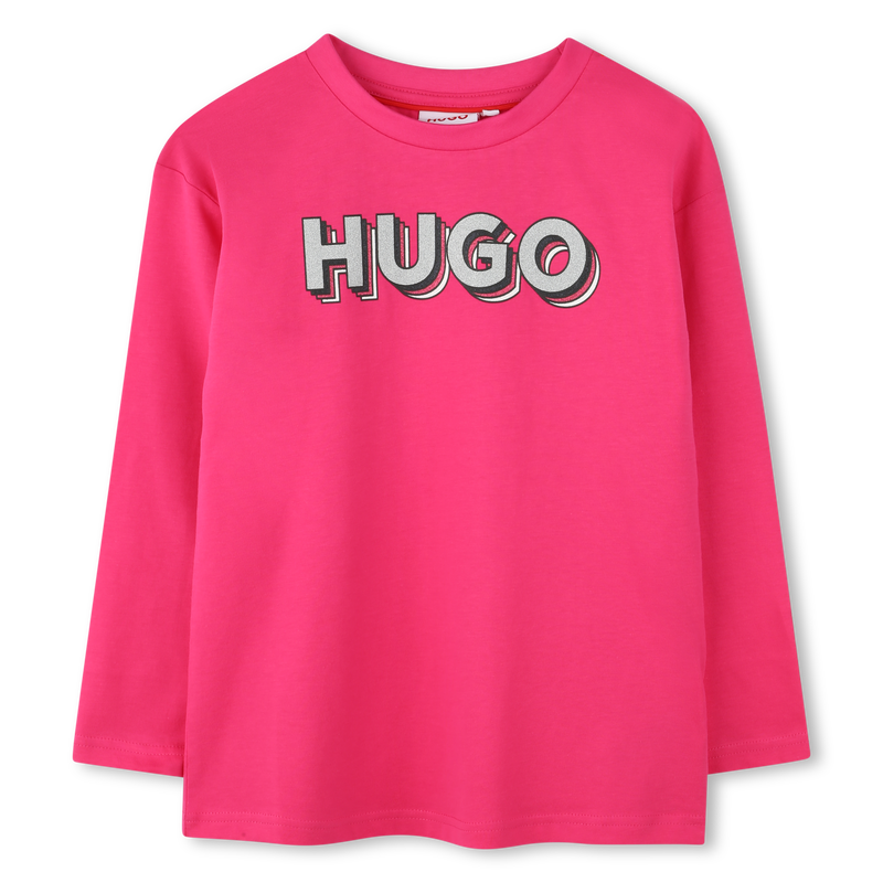 T-Shirt mit Logo-Print HUGO 
                        M&Auml;DCHEN