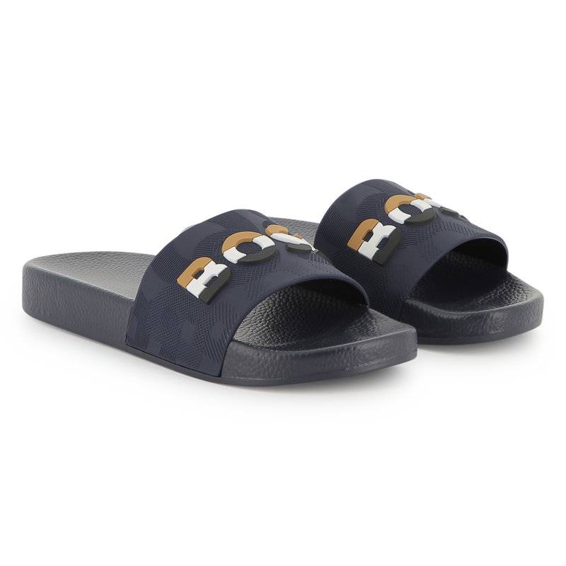 Pantoletten mit breitem Riemen BOSS 
                        JUNGE