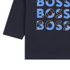 Baumwoll-Langarmshirt BOSS 
                    JUNGE