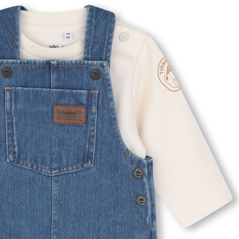 Overall- und T-Shirt-Set TIMBERLAND 
                        JUNGE