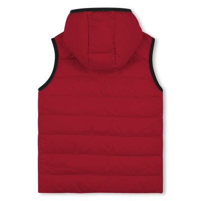 Daunenjacke mit Kapuze in Flann-Optik BOSS JUNGE