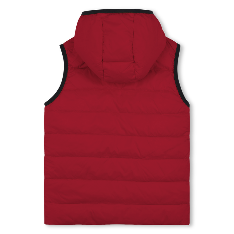 Daunenjacke mit Kapuze in Flann-Optik BOSS 
                        JUNGE