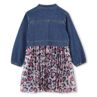 Kleid aus zwei Materialien BILLIEBLUSH 
                    M&Auml;DCHEN