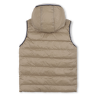 Daunenjacke mit Kapuze in Flann-Optik BOSS 
                    JUNGE