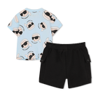 Set aus t-shirt und shorts KARL LAGERFELD KIDS 
                    JUNGE