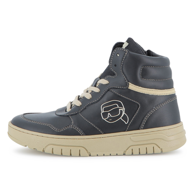 High-Top-Sneakers mit Schnürung KARL LAGERFELD KIDS JUNGE