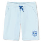 Jogging-Bermudas aus Molton, HIMMELBLAU, hi-res
