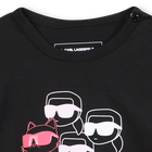 Langarm-T-Shirt KARL LAGERFELD KIDS 
                    M&Auml;DCHEN