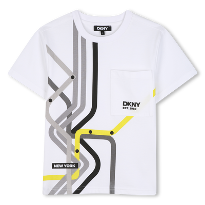 T-Shirt mit kurzen &Auml;rmeln DKNY JUNGE