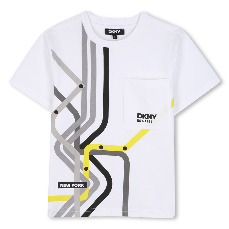 T-Shirt mit kurzen &Auml;rmeln DKNY 
                        JUNGE