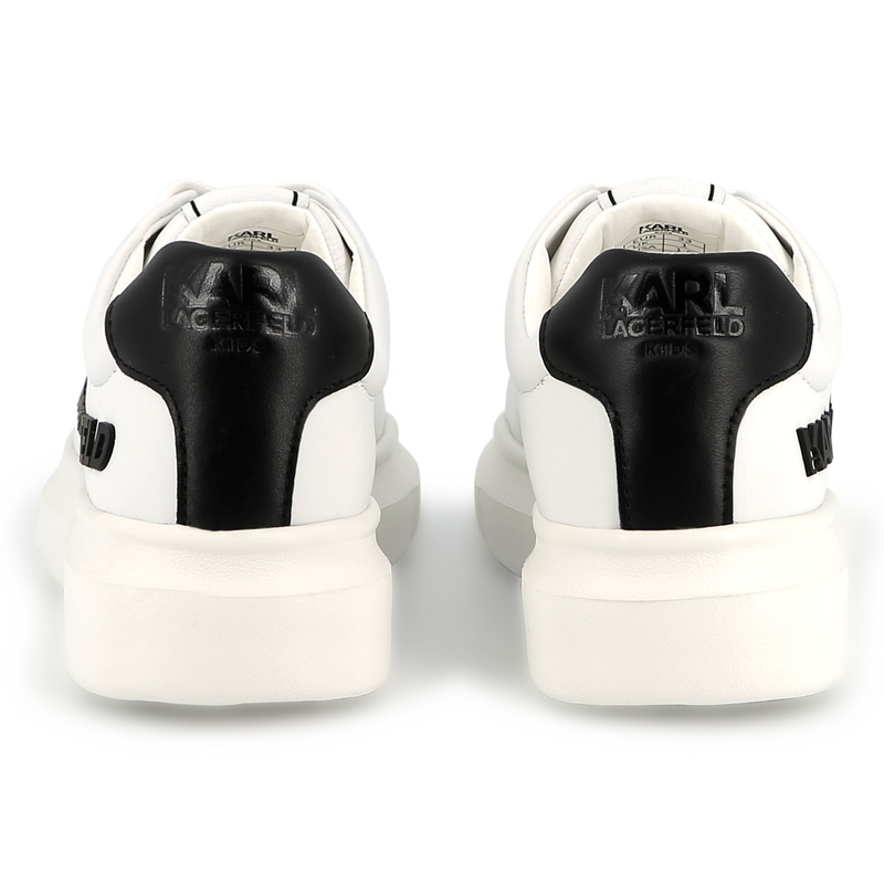 Schn&uuml;rsneakers aus Leder KARL LAGERFELD KIDS 
                        UNISEX